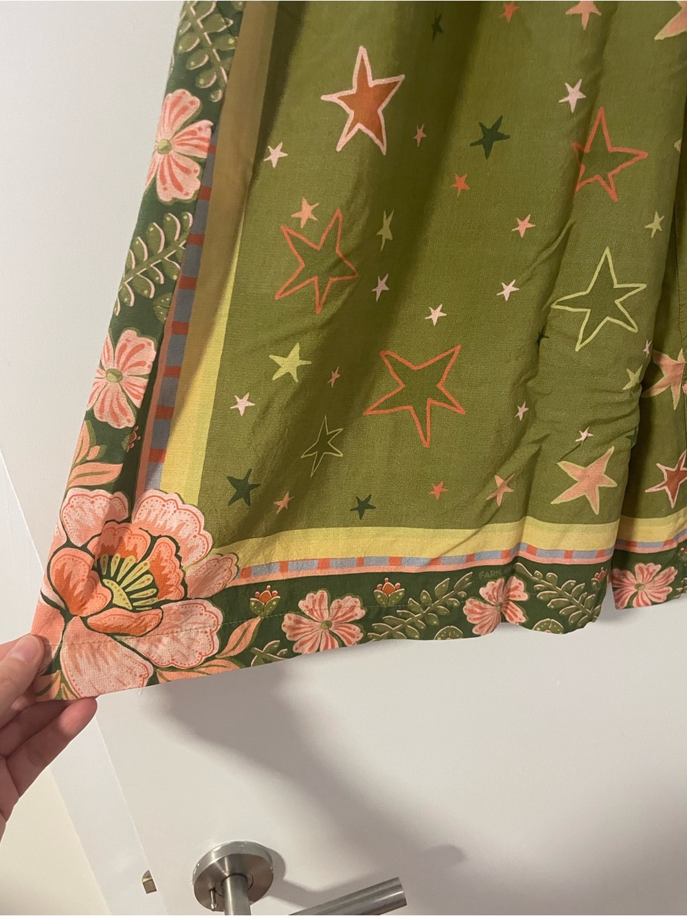 FARM Rio wide leg cropped pants with pockets - Picture 3 of 11